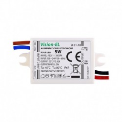 Alimentation LED 12V - 5W DC 420mA IP67