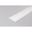 Couvercle Profile LED Mur Alu Blanc 2000mm