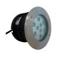 Spot LED COB encastre sol 10W - IP67 - Rond - Finition Inox 304 - 4500°K