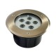 Spot LED COB encastre sol 6W - IP67 - Rond - Finition Inox 304 - 4500°K