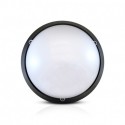 Plafonnier LED Hublot 18 Watt 300mm 4000°K 1450Lm IP65 Noir Mat