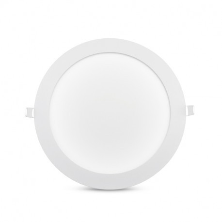 Plafonnier LED BLANC Ø 225 ROND 18 Watt 3000°K