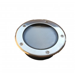 Spot LED Solaire encastre sol Bleu+6000°K