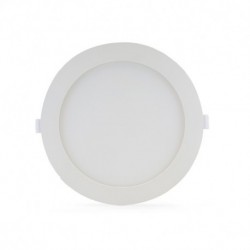 Plafonnier LED BLANC Ø 128 ROND 6 Watt 3000°K