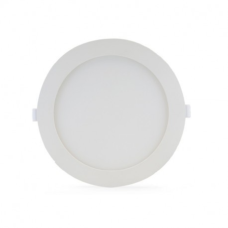 Plafonnier LED BLANC Ø 128 ROND 6 Watt 3000°K