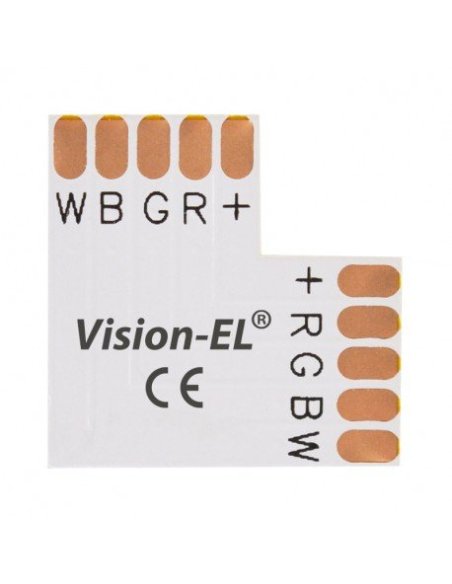 CONNECTEUR L Bande LED RGBW 12mm A Souder