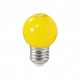 LED 1 WATT G45 BULB E27 JAUNE BLISTER x2