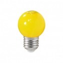 Ampoule LED 1 WATT G45 BULB E27 JAUNE BLISTER x2 - Fin de série - Ni repris Ni échangé