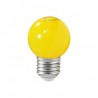 Ampoule LED 1 WATT G45 BULB E27 JAUNE BLISTER x2 - Fin de série - Ni repris Ni échangé