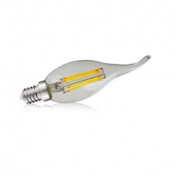 Ampoule LED COB Coup de vent E14 - Filament - 4W 2700°K Blister x2