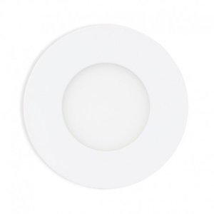 Plafonnier LED BLANC Ø 85 ROND 3 Watt 4000°K
