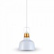 Suspension Douille E27 Aluminium Shade Blanc