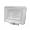 PROJECTEUR LED Plat Blanc 230 V 30 WATT IP65 3000°K + Détecteur