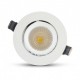 Spot Escargot Rond Orientable LED IP 44 COB 10W 4000°K