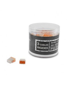 Connecteur Rapide3 fils rigides Boîte de 100 pièces 2