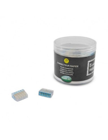 Connecteur Rapide5 fils rigides Boîte de 50 pièces