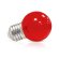 Ampoule LED 1  WATT BULB E27 ROUGE BLISTER 