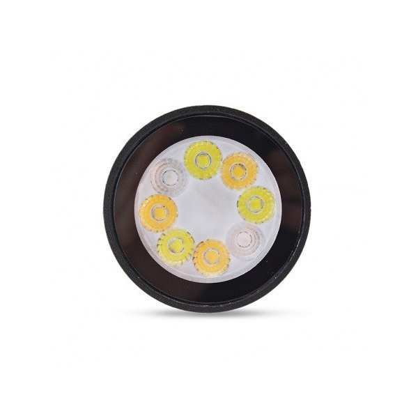 PROJECTEUR EXTERIEUR LED NOIR 230V 6W RGB+BLANC IP65