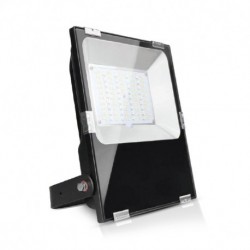 PROJECTEUR EXTERIEUR LED NOIR 230V 100W RGB+BLANC IP65