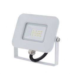 PROJECTEUR LED Plat Blanc Epistar 170-265V 10 WATT IP65 6000°K