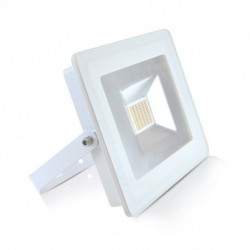 PROJECTEUR LED Plat Blanc 230 V 30 WATT IP65 6000°K