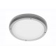 Plafonnier LED Ø300MM 2 x E27 GRIS IP65 CLAS 2