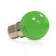 Ampoule LED 1 WATT BULB B22 VERTE BOITE