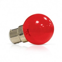 Ampoule LED 1 WATT BULB B22 ROUGE BOITE