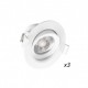 SPOT LED SMD ORIENTABLE 5W 3000°K (boîte de 3)