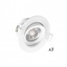 SPOT LED SMD ORIENTABLE 5W 3000°K (boîte de 3)