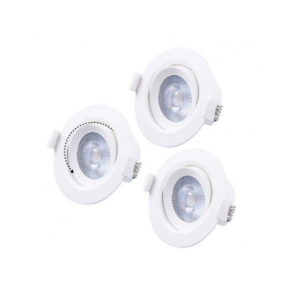 SPOT LED SMD ORIENTABLE 5W 4000°K (boîte de 3)