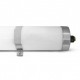Boitier TUBULAIRE étanche LED INTEGREES Opale Traversant 40W IP67 Ø80 x1250 mm, 3000°K