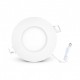 Plafonnier LED BLANC Ø 85 ROND 3 Watt 3000°K