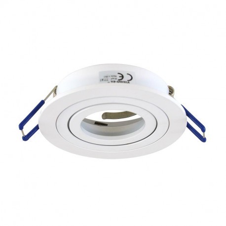 SUPPORT DE SPOT ROND Blanc 92 mm