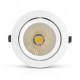 Spot Escargot Rond Orientable LED IP 44 COB 40W 4000°K