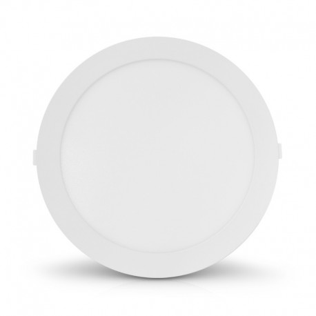 Plafonnier LED BLANC Ø 300 ROND 24 Watt 3000°K