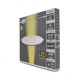 Plafonnier LED BLANC Ø 300 ROND 24 Watt 3000°K