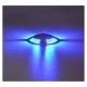 Spot LED Balise Rond 4 Diffuseurs 1W Bleu