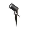 Projecteur piquet massif GU10 Noir IP65