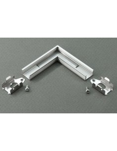 Connecteur L 90° Profile LED Fin10 Noir 2