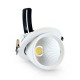 Spot Escargot Rond Orientable LED IP 44 COB 20W 4000°K