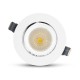 Spot Escargot Rond Orientable LED IP 44 COB 20W 4000°K