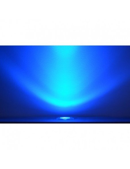 Spot LED COB encastre sol 3W - DIAM 62 - IP67 - Rond - Bleu Inox 316L