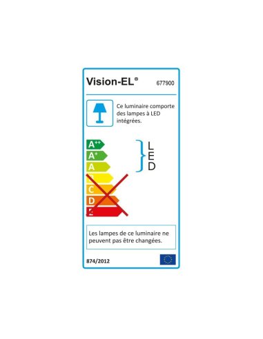 Spot LED COB encastre sol 3W - DIAM 62 - IP67 - Rond - Bleu Inox 316L