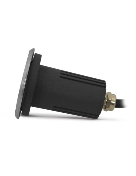 Spot LED COB encastre sol 3W - DIAM 62 - IP67 - Rond - 4000°K Inox 316L