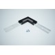 Connecteur L 90° Profile LED Plat14 Alu Noir