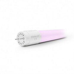 TUBE LED T8 PHASE et NEUTRE Même Côté 18W 1200 mm 230V Pink