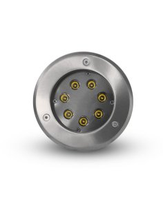Spot LED encastre sol 7W - IP67 - Rond - 3000°K - Inox 316 L 2
