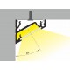 Profile LED Angle 30 / 60 - 14 - ALU Noir 1000mm