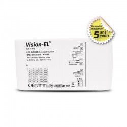 Alimentation LED VISION-EL DALI PUSH 10-43 W 21-70 VDC 350-1050mA IP20